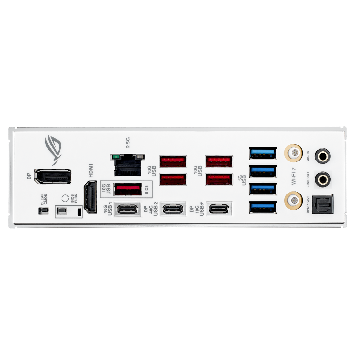 ASUS ROG STRIX X870-A GAMING WIFI ATX Motherboard, AMD X870 Chipset, 4x DIMM DDR5 White ASUS ROG STRIX X870-A GAMING WIFI ATX Motherboard, AMD X870 Chipset, 4x DIMM DDR5 White